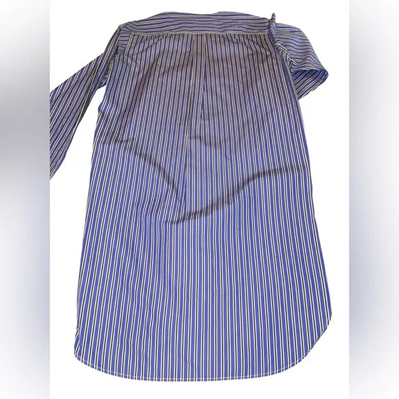 Polo Ralph Lauren Dress Women’s 2 Striped Blue White Black Preppy Classic Fall - Picture 3 of 6